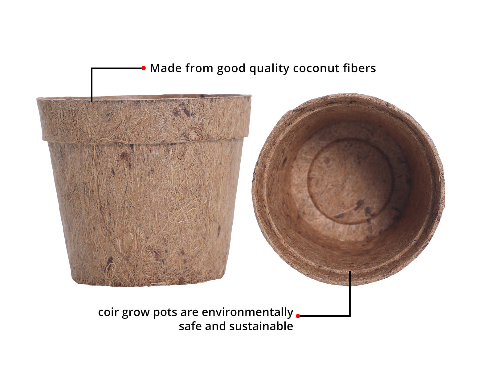 Coir Seedling Pots