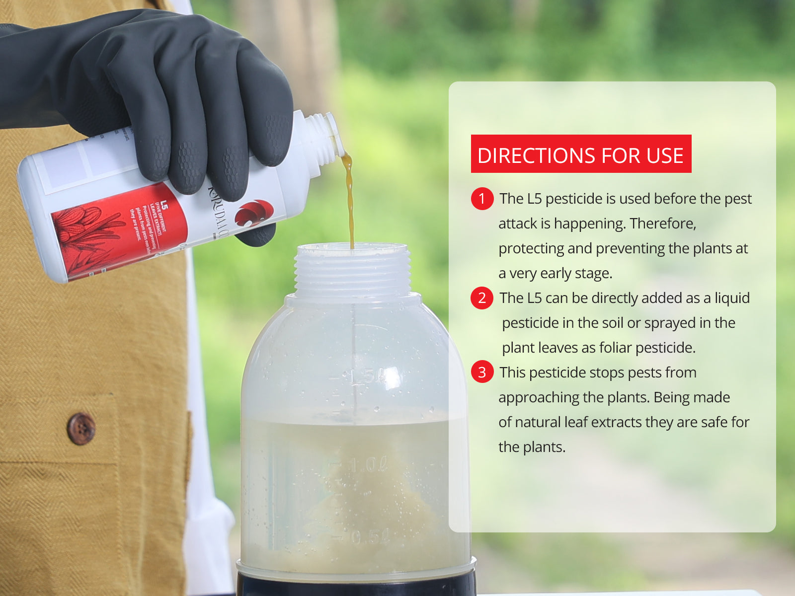 Liquid fertilizer for plants 