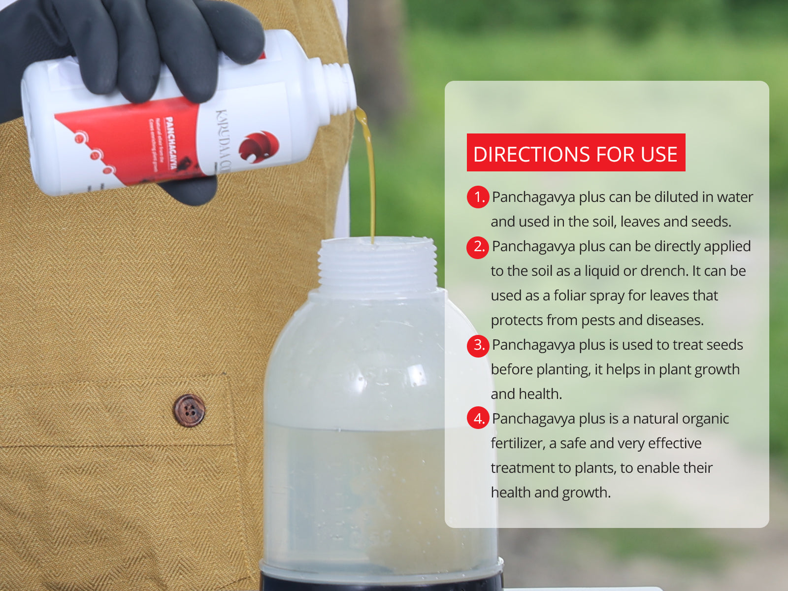 Panchagavya Plus plant care tonics